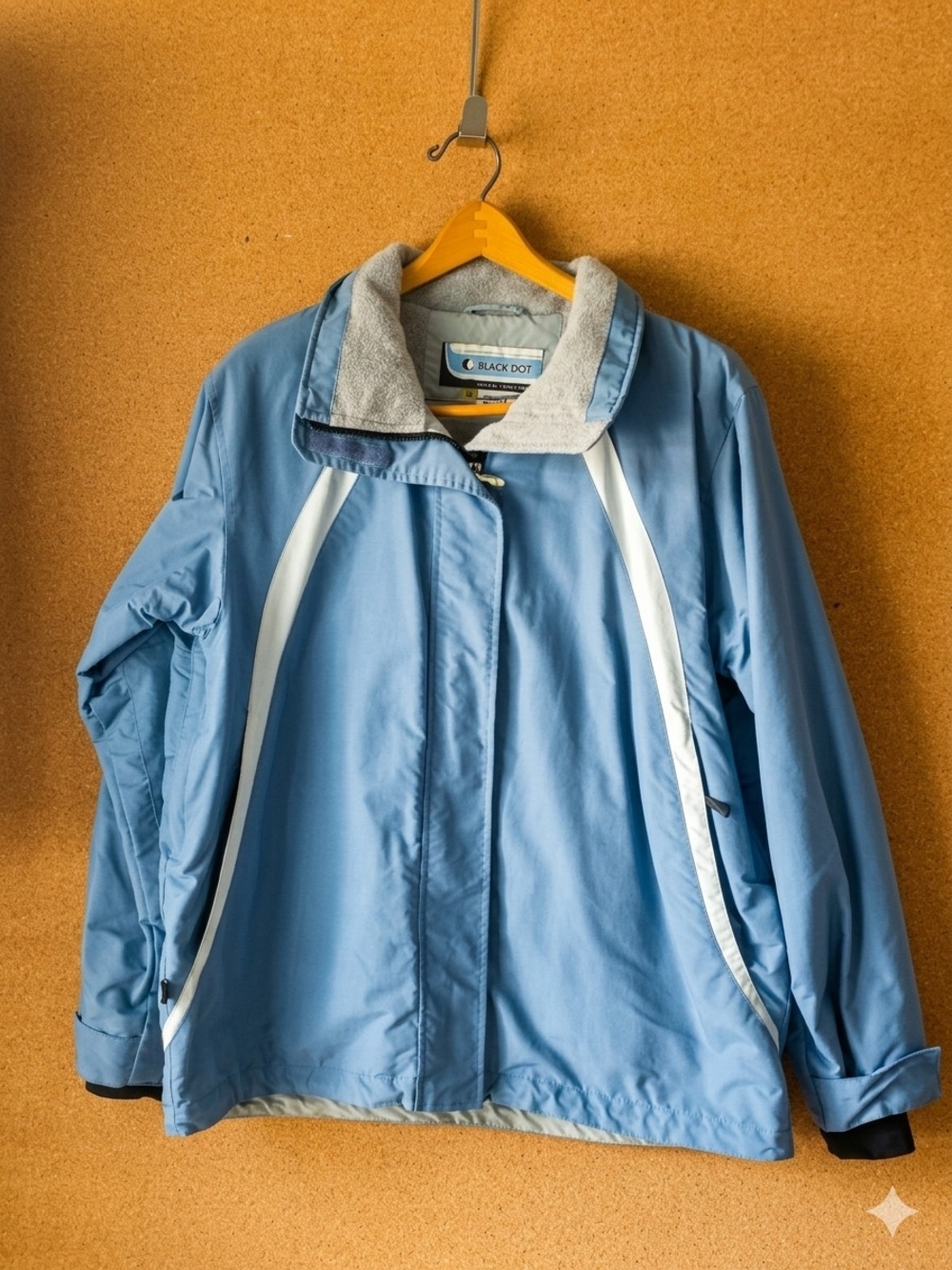Black Dot Pacific Trail Women's Ski Jacket Blue Size M Powder Skirt Fleece